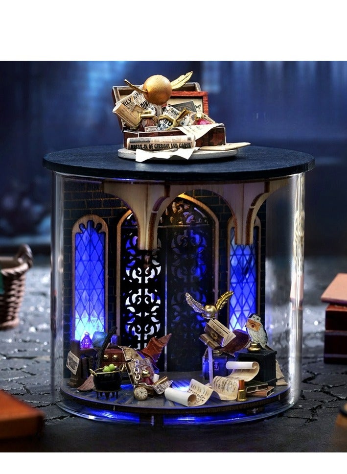 Puzzle Handmade Assembled House Scene Model Gift - Image 1