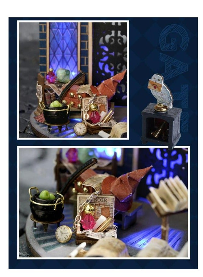 Puzzle Handmade Assembled House Scene Model Gift - Image 2