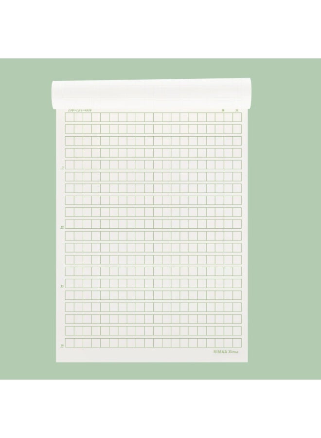 Simaa 3-pack * 30 Sheets 400-grid Composition Paper, 16k Letter Paper, Study Stationery, Thick Letter Paper, Composition Notebook Paper - Image 4