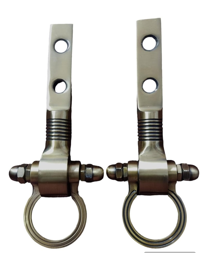 Kkriya Home Decor Ceiling Antique Brass Finish KADA for Patio JHULA Superior HIGrade Quality Life TIME WARRENTY KADA Patio Swing Hammock Swing16MM Rod with Weight Capacity of 2000KG Pack of 2PCS  - Image 2