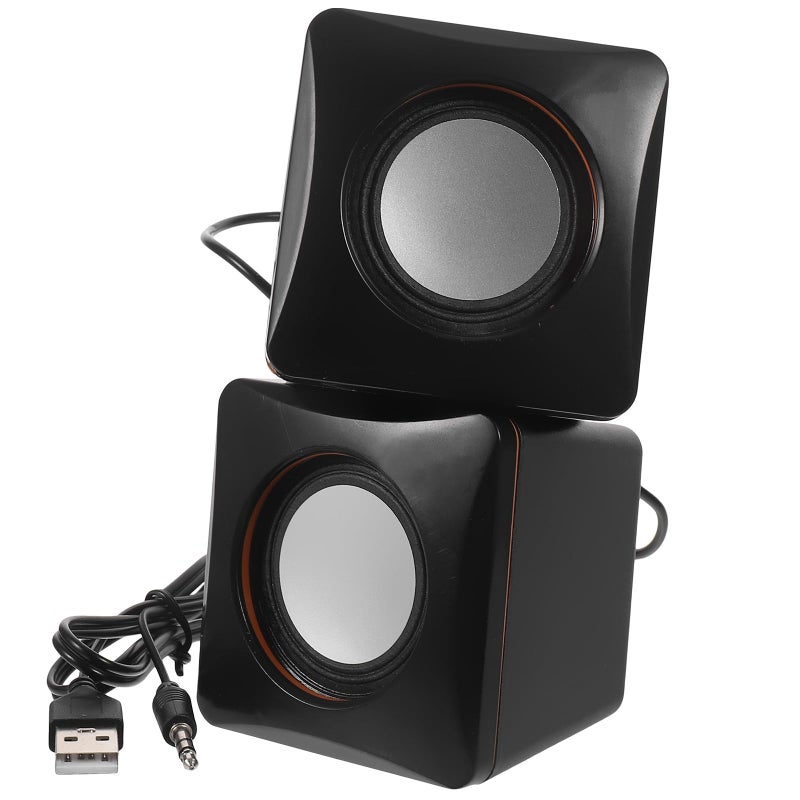 Mini USB Computer Speaker Portable Desktop Audio with Rich Bass for Laptop PC - Image 2