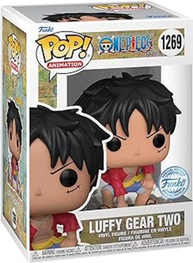 Funko Funko POP! Animation One Piece Luffy Gear Two - Special Edition Multicolor Exclusive Vinyl Figure #1269 - Common No Chase 