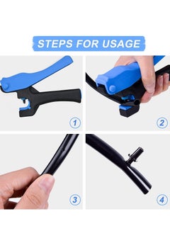 Excefore Drip Irrigation Hole Punch Tool Sets, 2-in-One Tube Outdoor Pipe Hand for 16/20mm PE Opening (Pro Sets)  - Image 3