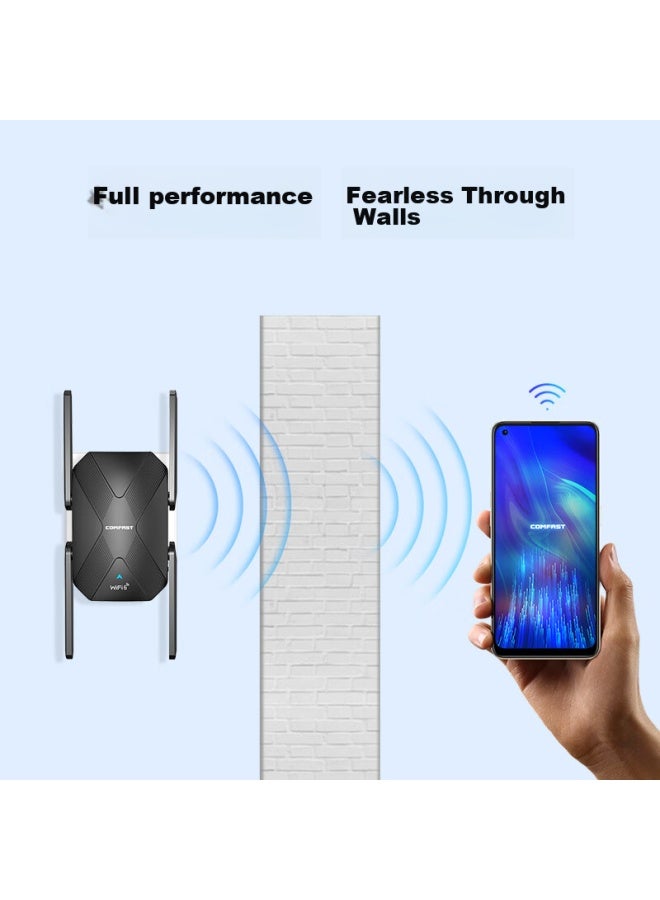 Comfastcf-xr181 Wireless Wifi Signal Amplifier, Wifi6 Wall-penetrating Extension, Ax1500 High-speed Mini Relay Router, Long-range Wireless To Wired Converter - Image 5