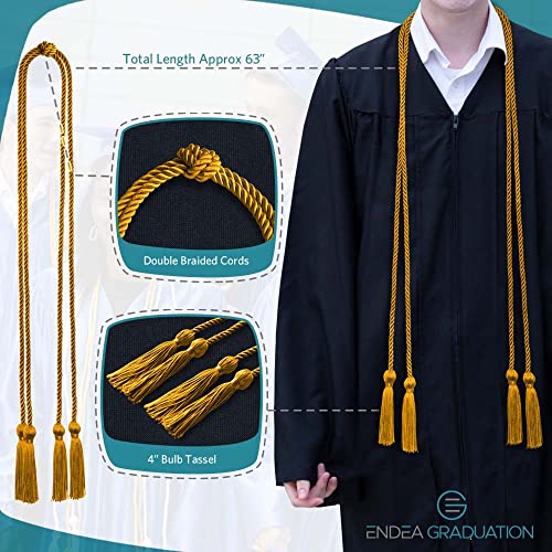 Endea Graduation Double Honor Cord (Gold) - Image 3
