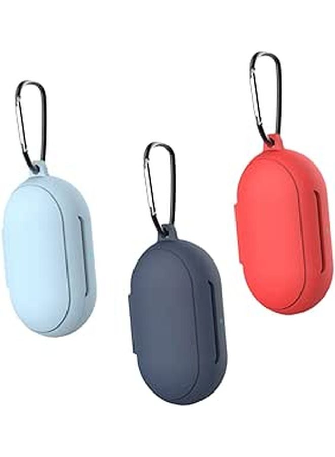 Blush Pink Protective Earphone Case With Hanging Buckle For Convenient Travel - Image 1