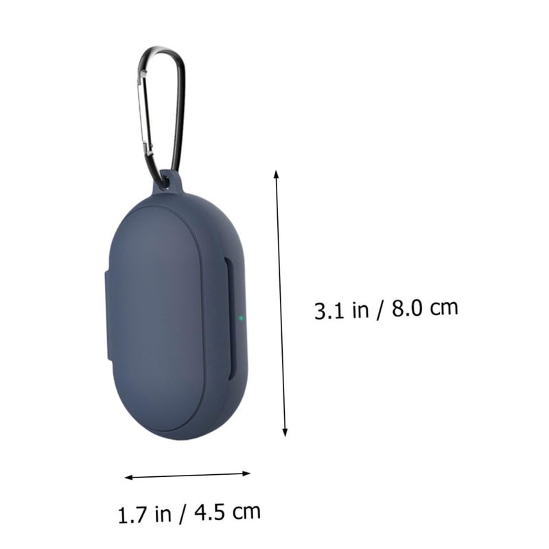 Blush Pink Protective Earphone Case With Hanging Buckle For Convenient Travel - Image 3