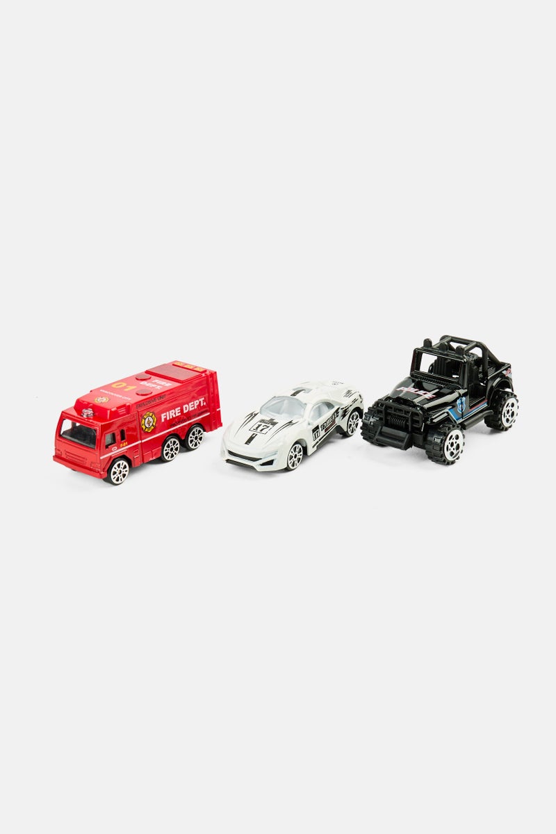 Ton O' Fun 25 Pieces Diecast Vehicle Play Set, Multicolor  - Image 4