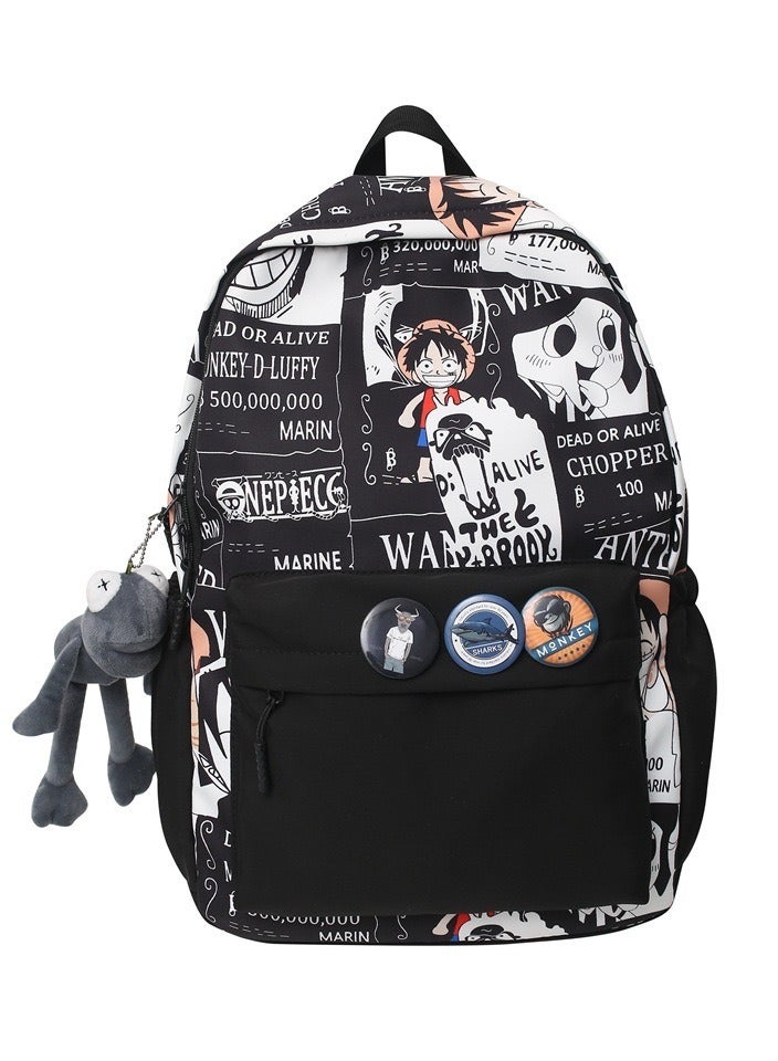 KUYING Street Trend anime Printed Backpack Lufei Backpack  - Image 1