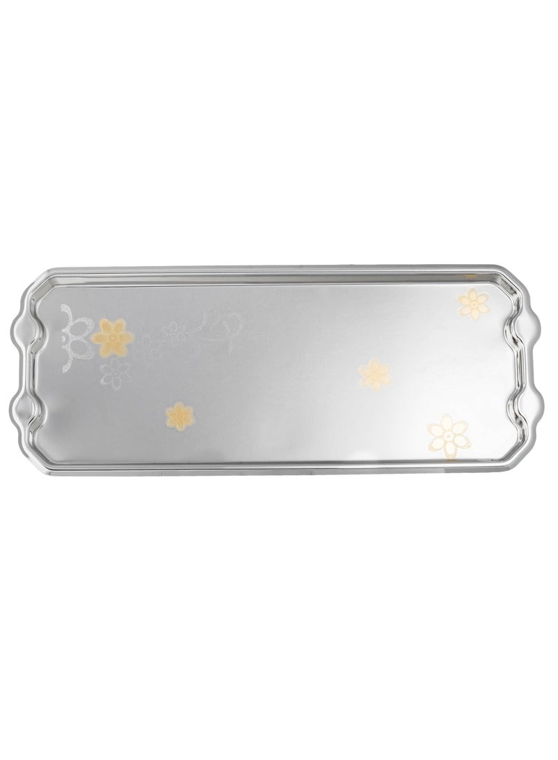 Dania Single serving tray for pastries, sweets and chocolates made of stainless steel with a design suitable for all occasions - Image 2