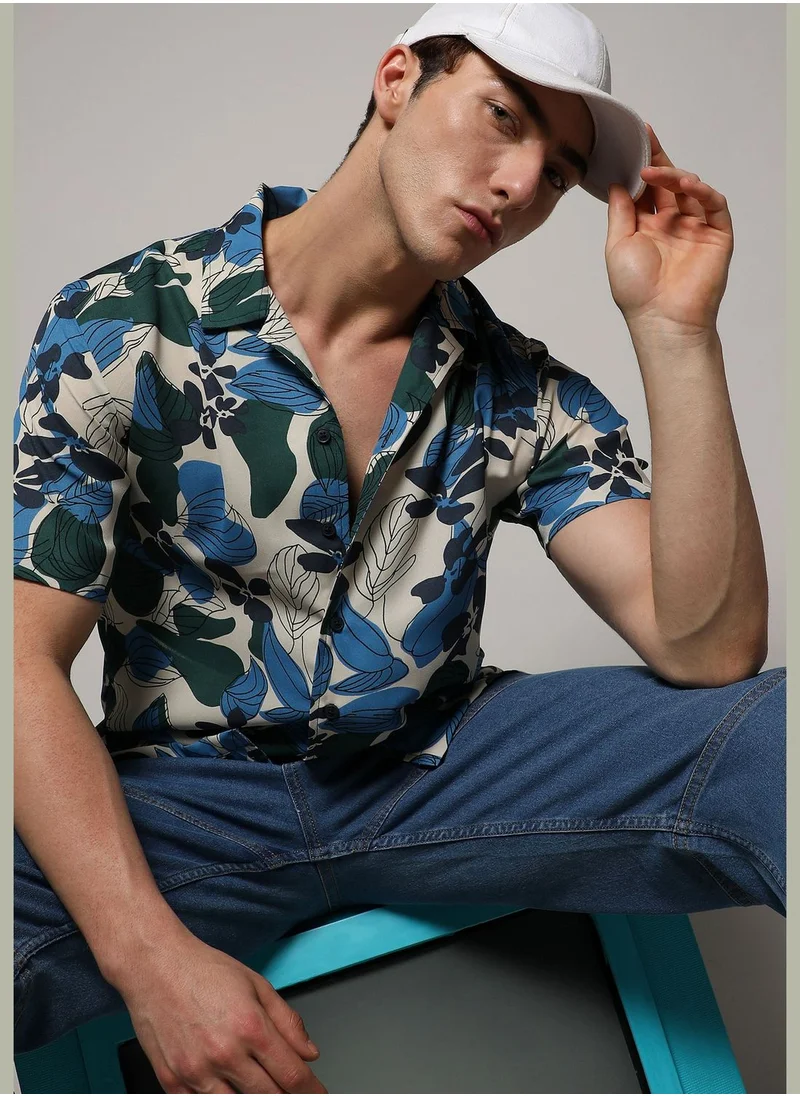 Campus Sutra Printed Shirt