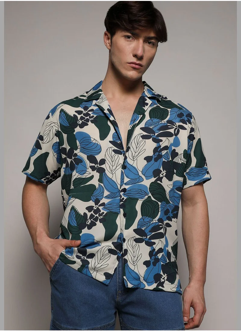 Campus Sutra Printed Shirt