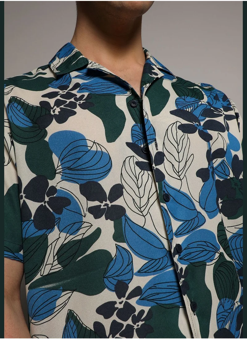Campus Sutra Printed Shirt