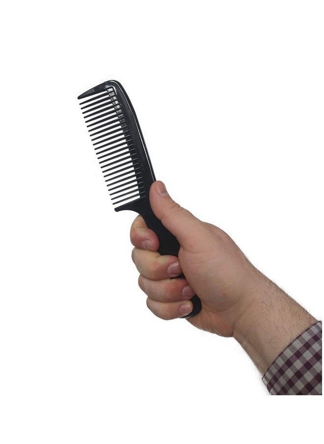 Vakly Large Wide Tooth Paddle Comb For Detangling Wet Or Dry Hair 8.5Inch Round Handle Styling Combs Pack Of 3 For Men Women And Kids Long Straight Wavy Curly And Coarse Hair  - Image 3