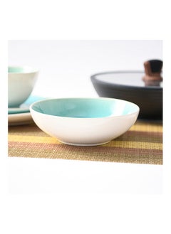 Fissman Ceramic Bowl Azure Celine Series For Cereal, Salad, Pasta, Soup, Dessert, Serving of Rice Dishwasher Safe For Breakfast, Lunch and Dinner 19.5X6 cm  - Image 5