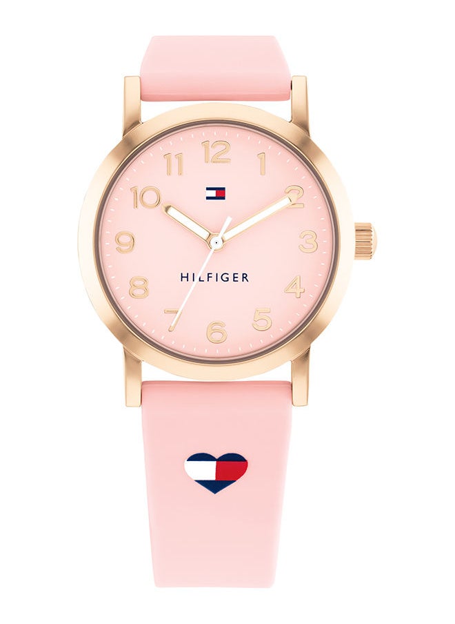 TOMMY HILFIGER ساعة يد سيليكون دائرية الشكل أنالوج للجنسين بقطر 29.5 ملم  - Image 1