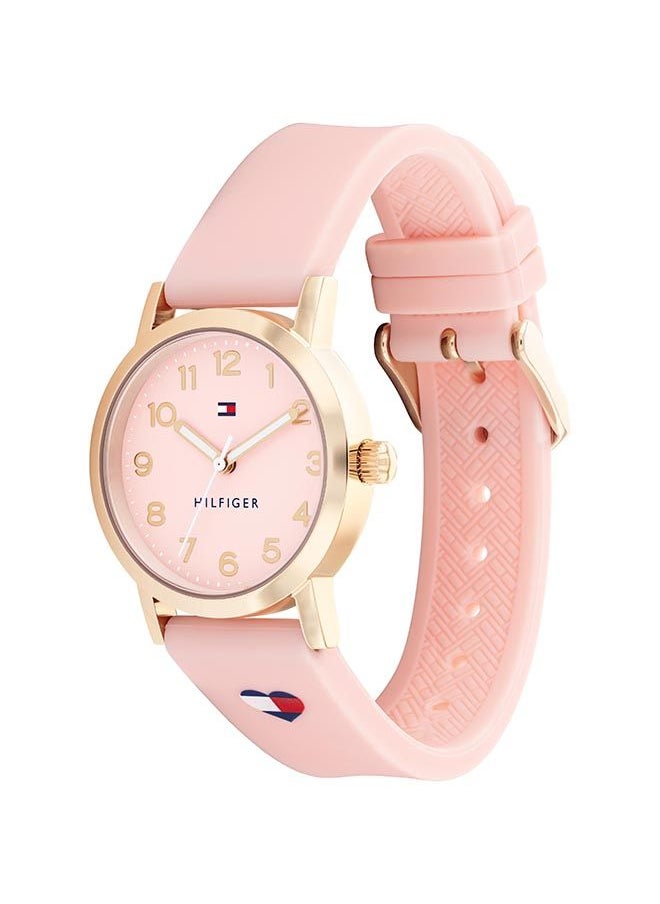 TOMMY HILFIGER ساعة يد سيليكون دائرية الشكل أنالوج للجنسين بقطر 29.5 ملم  - Image 2