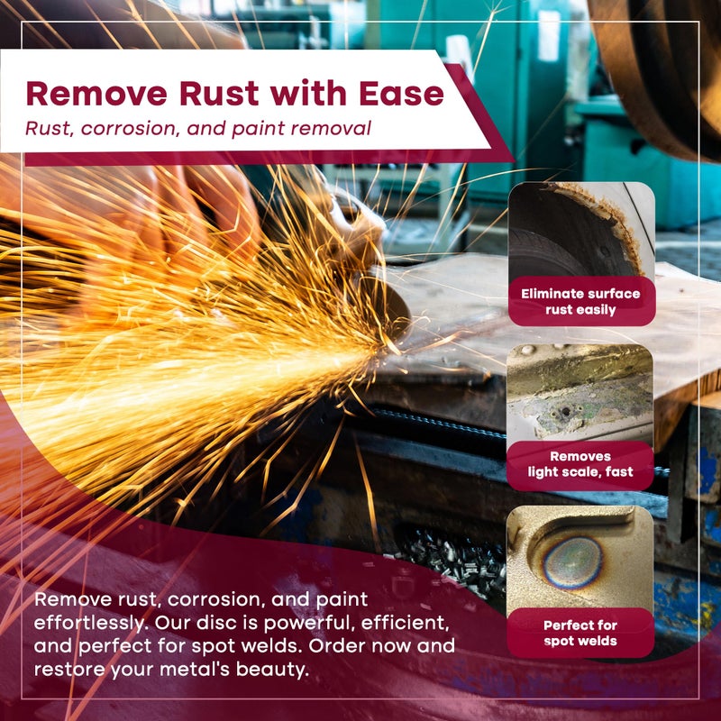 Sungold Abrasives قرص تغيير سريع من نوع R-نوع سونغولد 74903 متوسط غير منسوج لتكييف السطح، 2 بوصة، مارون (25/صندوق) - Image 3