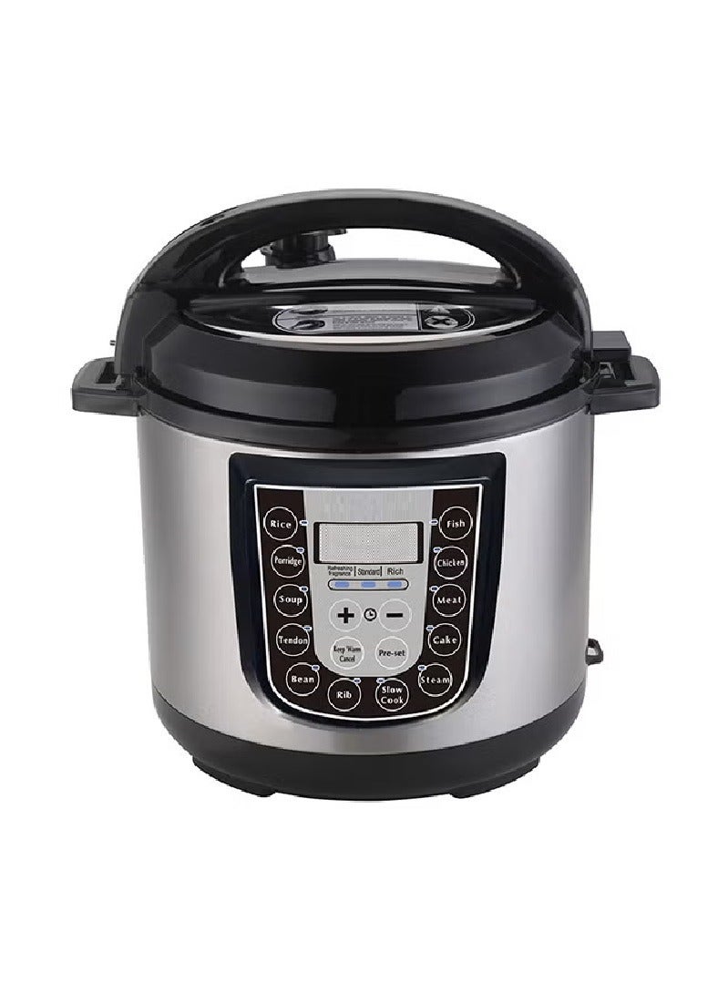 جهاز طهي أرز كهربائي 8 L 1300 W  أسود/ فضي