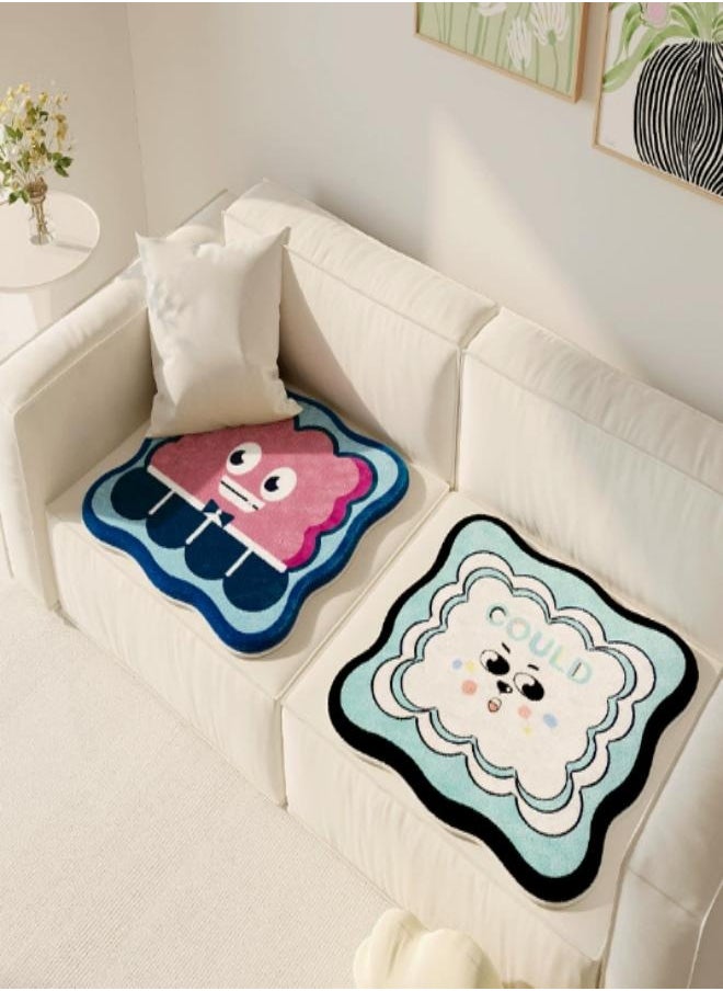 Generic Cartoon cushion Office sedentary student chair cushion non-slip dining chair cushion plush seat cushion sofa cushion  - Image 2