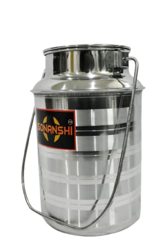 Sonanshi Sonanshi Stainless Steel Milk Container/Barni/Dolchi with LID (2 Litres)  - Image 2