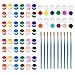 GODLIY Mini Acrylic Paint Set for Kids5 Pack 12 Colors Washable Kids Paint kitPerfect for Home Birthday Classroom Party FavorsPainting CanvasPaperWoodRock Fabric - Image 3