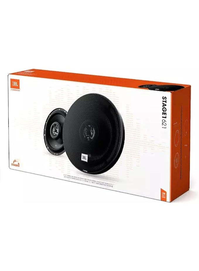 جي بي إل JBL Stage1 621 سماعات سيارة 6.5 إنش ثنائية الاتجاه ضمان سنتين - Image 1