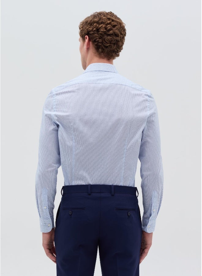 Ovs Slim-fit shirt with micro pattern - Image 4