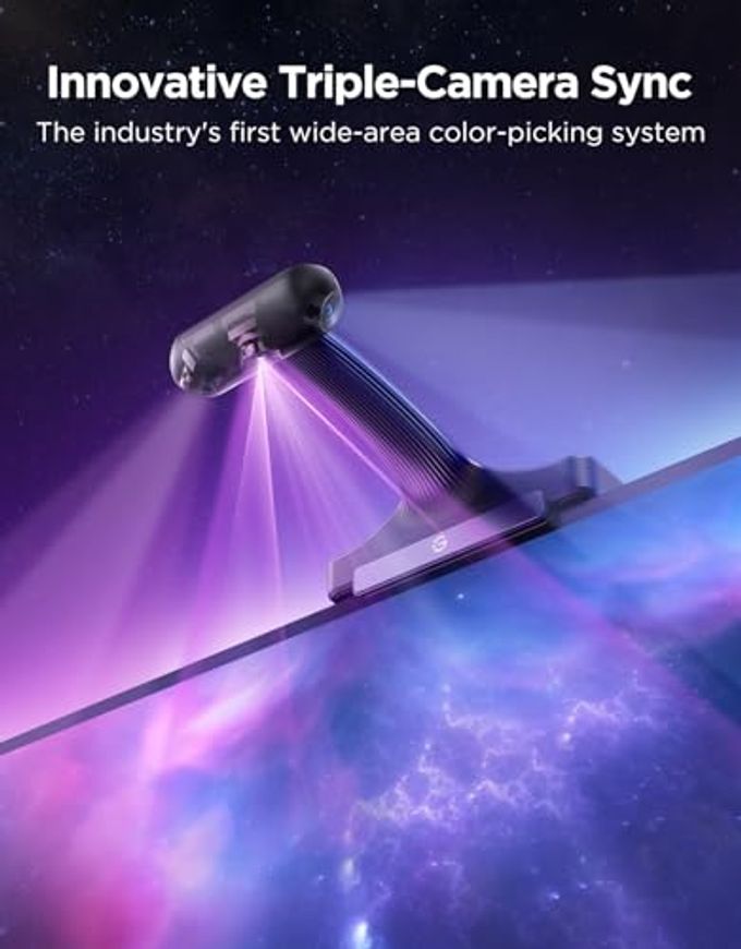 Govee Tv Backlight 3 Pro With Hdr Triple Camera, 11.8Ft 5-In-1 Rgbwwic Led Strip Lights That Change With 55-65 Inch Tvs, 75Leds/M, Supports Ai Filter, Smart App And Voice Control, Dreamview Sync - Image 3