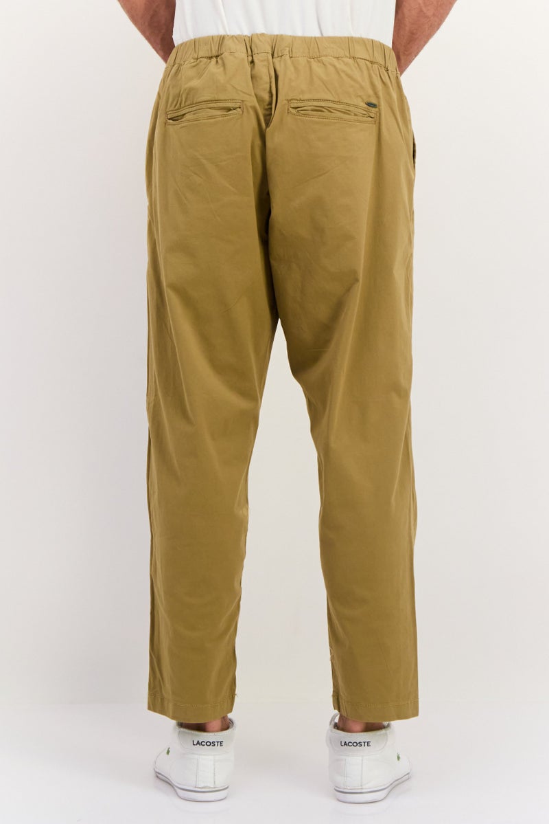 Sorbino Men Regular Fit Solid Chino Pants, Khaki - Image 3