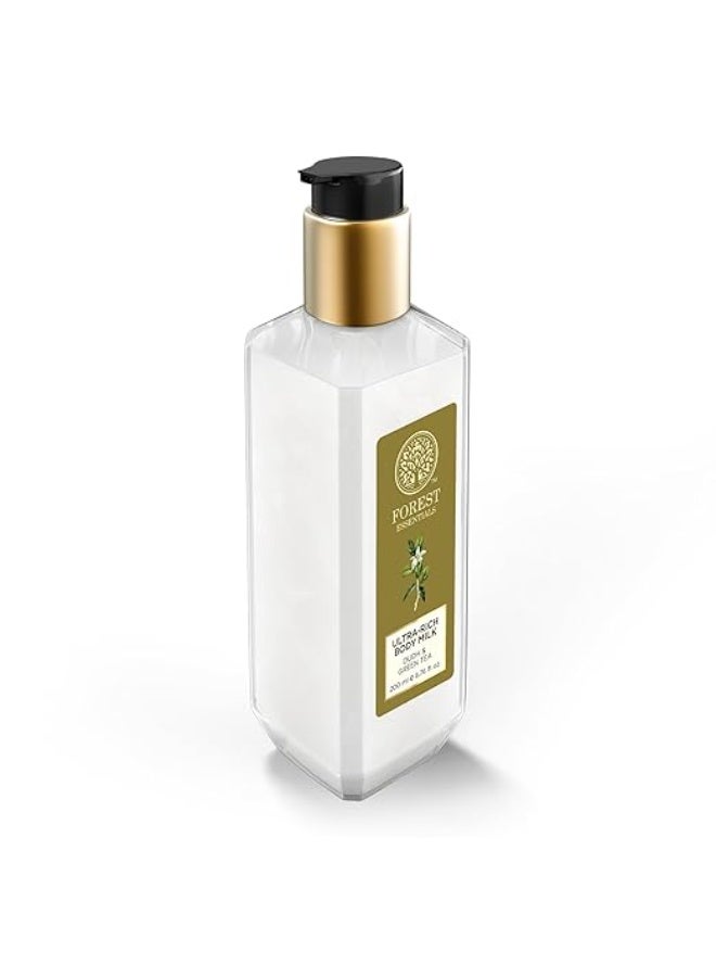 Forest Essentials Ultra-Rich Body Milk Oudh & Green Tea | Ayurvedic Nourishing Body Lotion to Replenish Skin Moisture and Leave it Smooth & Scented - Image 4