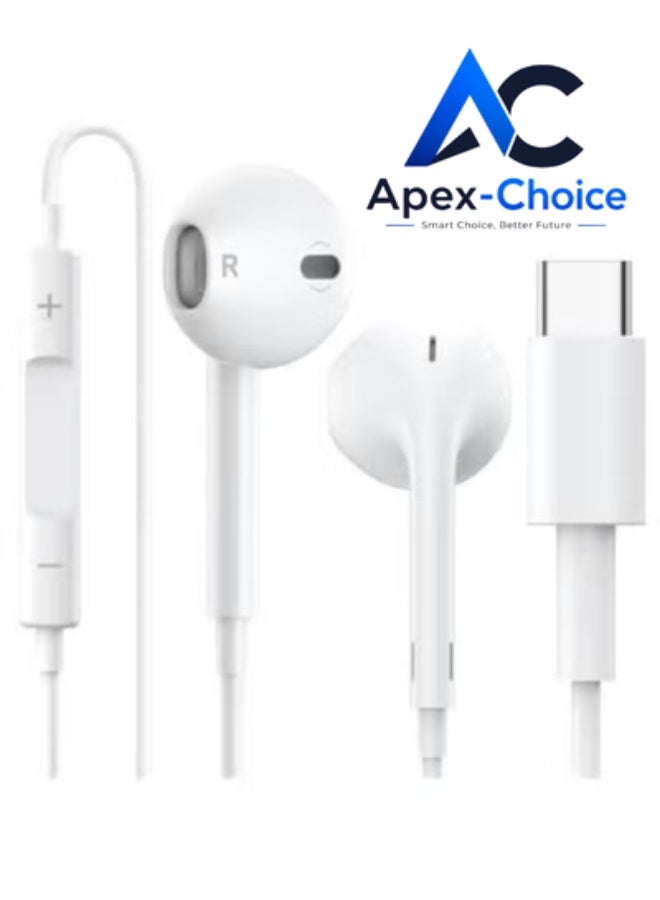 apexchoice Apexchoice usb-c Wired Earphones usbc Z78F08AB0EEA9E495AF08Z