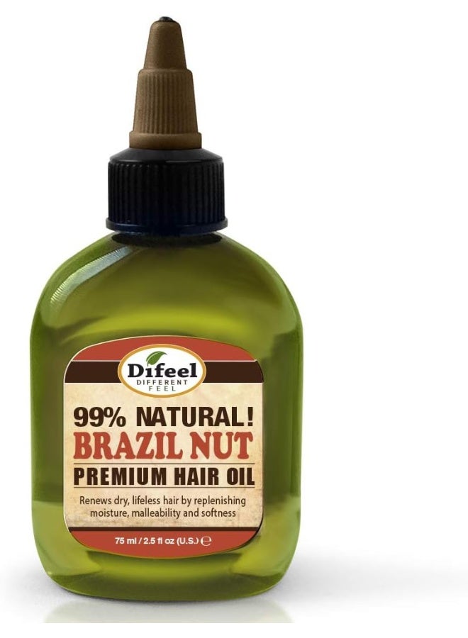 difeel Brazil Nut Oil Premium Natural Hair 2.5 Oz - Image 1
