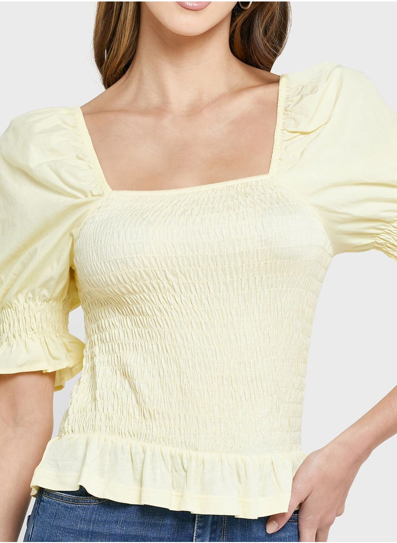 Shirred Top