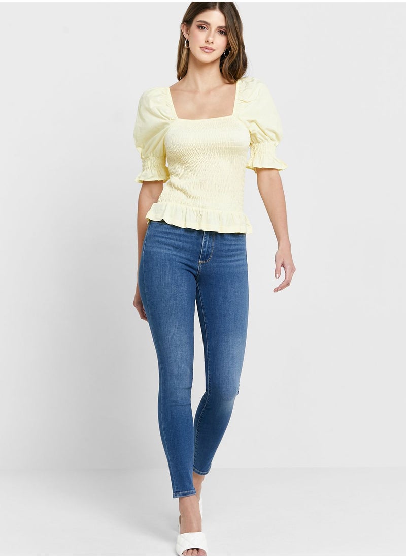 Shirred Top