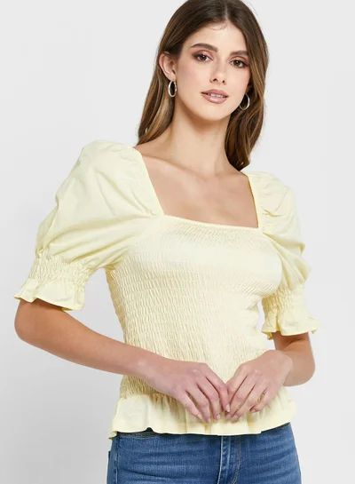 VERO MODA Shirred Top