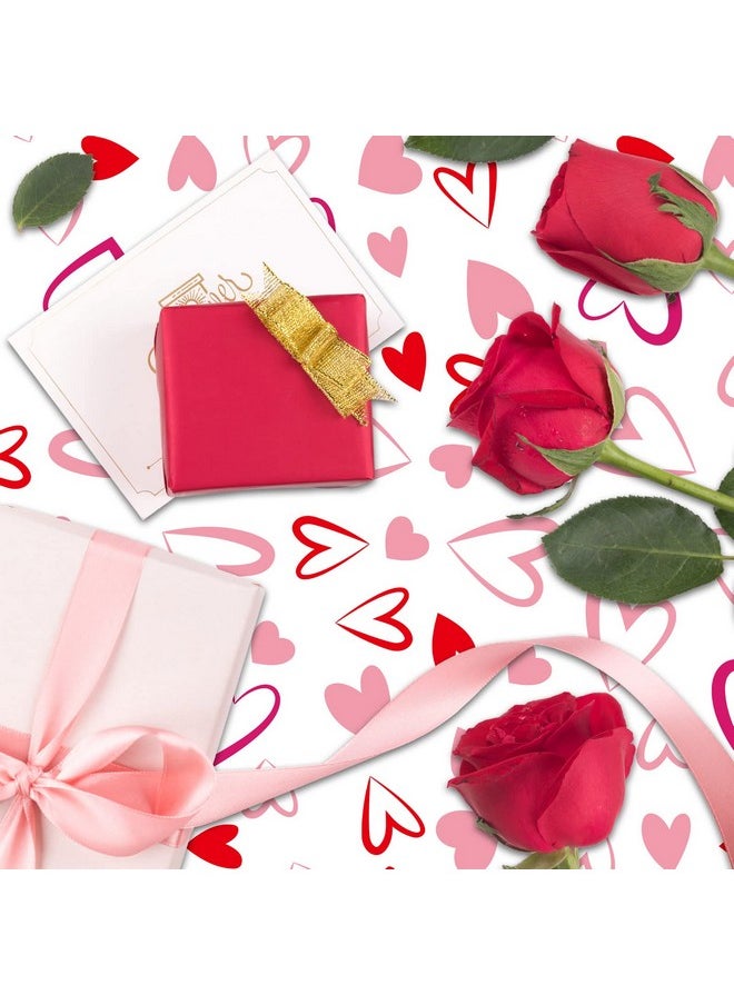 Fancy Land - Happy Valentines Day Tablecloths 3 Pack Heart Red Plastic Party Decorations 54 X 108 Table Cover Anniversary Valentines Wedding Birthday - Image 1
