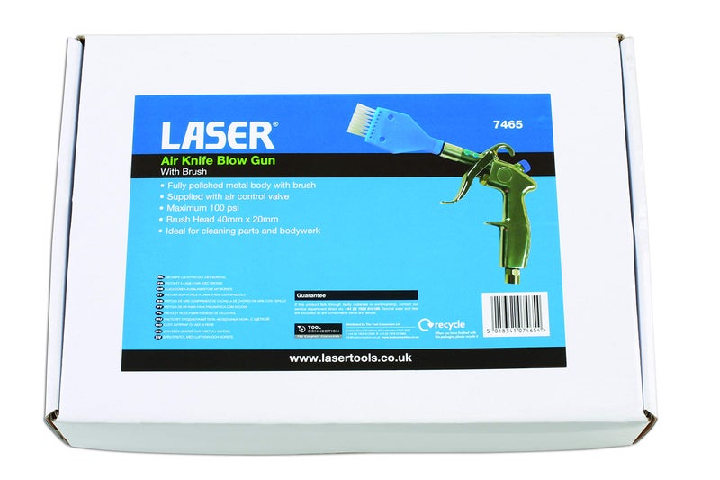 Laser 7465 Air Knife Blow Gun with Brush - Image 4