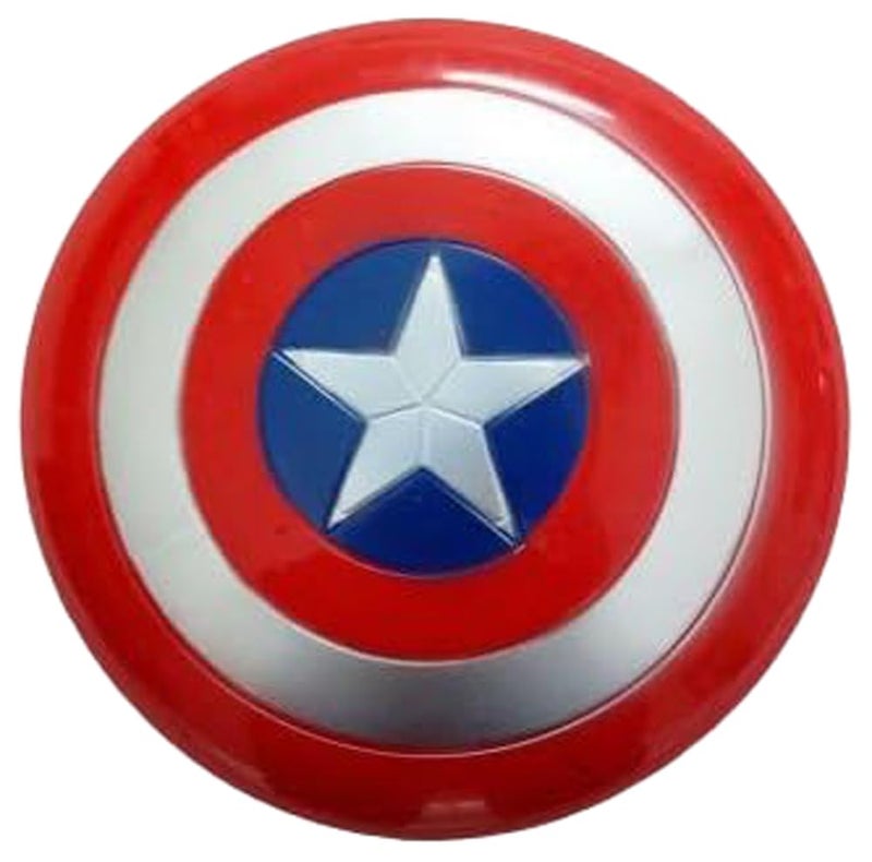 Buy Metal Look American Superhero Shield Kids Fancy Dress Accessory Kids