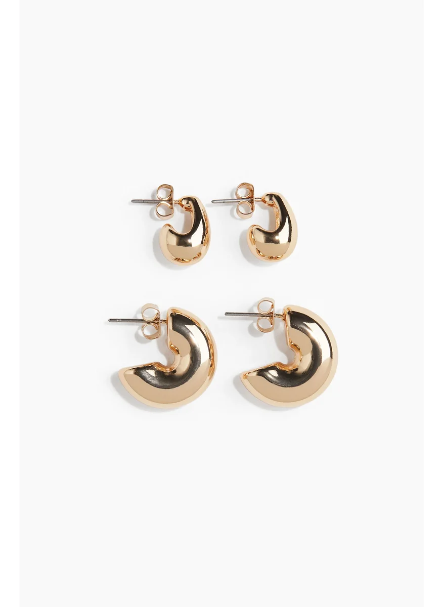 اتش اند ام 2 Pairs Hoop Earrings