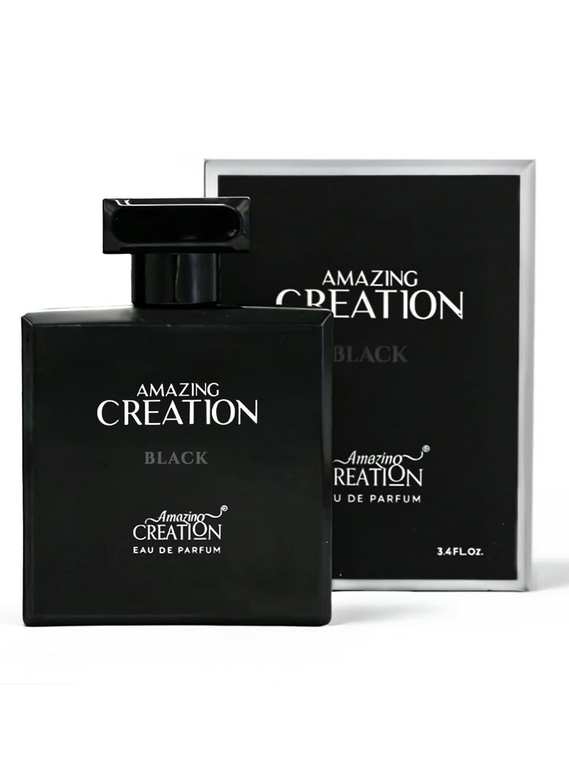 أميزينغ كرييشن عطر أسود للرجال او دي بارفان 100 مل - Image 4