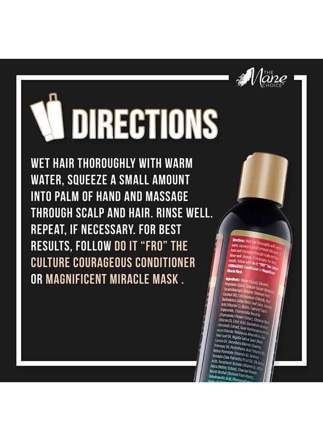 THE MANE CHOICE Do It Fro The Culture Untouchable Definition & Unmatched Volume Powerful Shampoo (8 Ounces 236 Milliliters) - Image 3