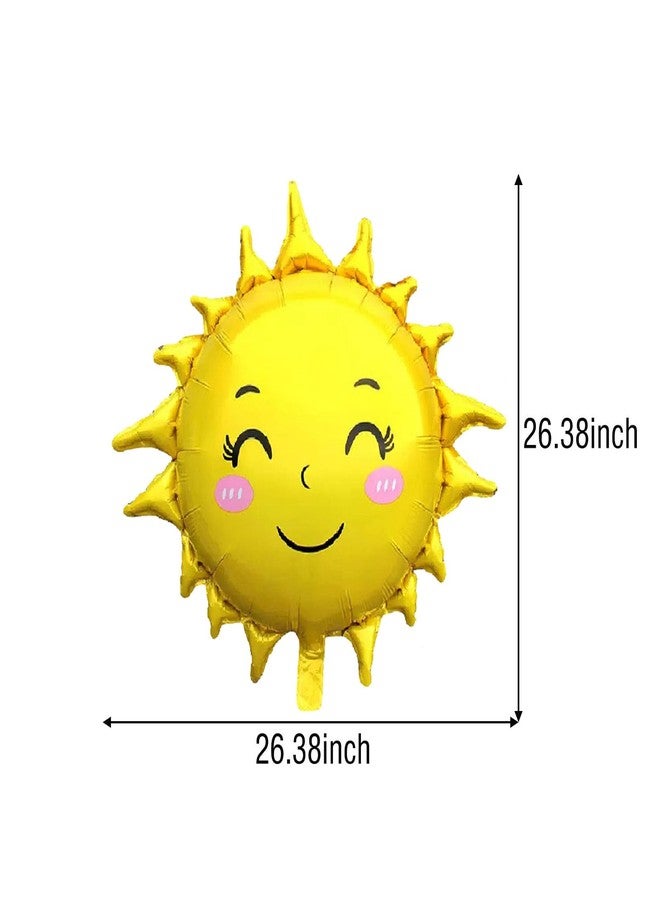 ALLPICK 6PCS Sun and Cloud Balloons Party Decorations For Birthday Baby Shower Wedding Anniversary Themed Party - Image 2