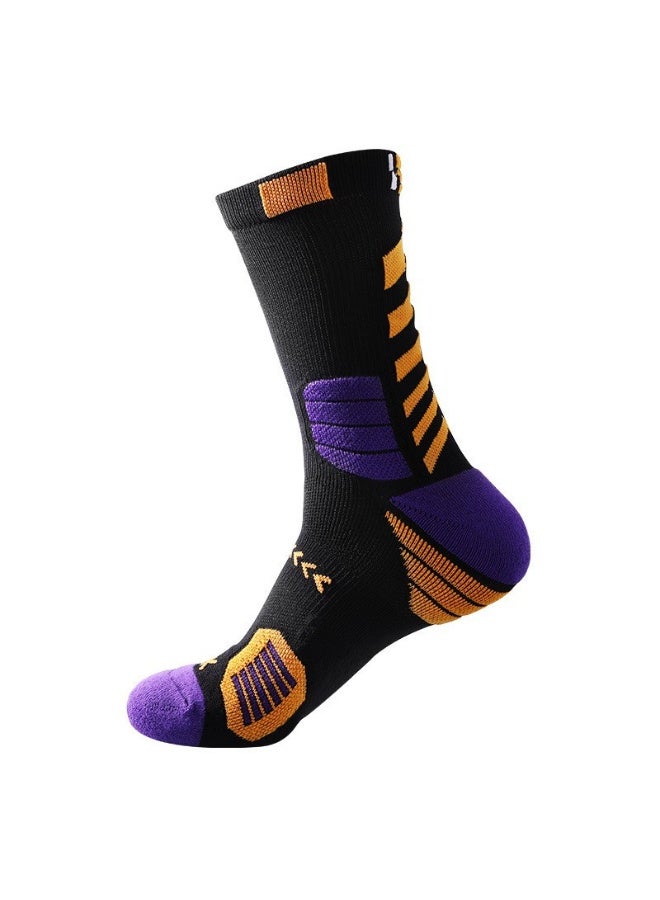Fashion Anti Slip Breathable Sports Socks Four Piece Set