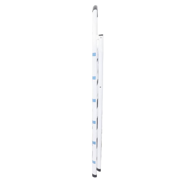 MuswannaA Hail Metal New Star Folding Step Ladder With 6 Steps-Multicolor-Size(L:181*W:118) cm - Image 3