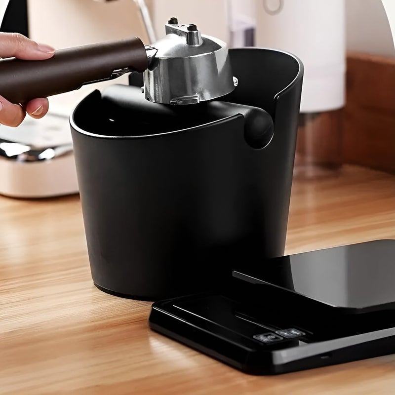 HabiWell Large Espresso Knock Box 6.1 Inch Shock-Absorbent Durable Barista Style Coffee Knock Box With Removable Knock Bar and Non-Slip Base Espresso Dump Bin Coffee grounds container knock box espresso - Image 3