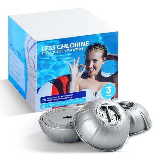 CGECGE Hot Tub Cartridges Replacement for Frog Ease Floating System UP to 600 Gallons,3 Packs - Image 1