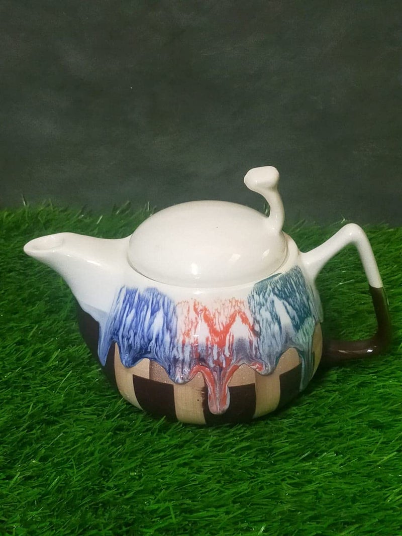 Caffeine Ceramic Handmade Multicolor Morning Set of 5 Pieces - Image 3