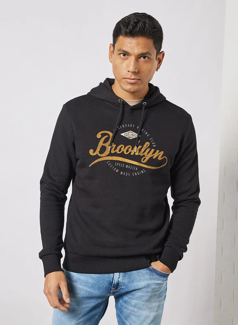 PRODUKT Front Graphic Pullover Hoodie