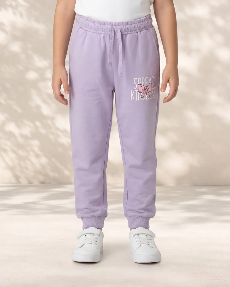 ردتاغ Girls Purple Jogger Track Pants